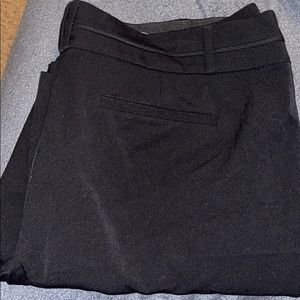 Black dress trousers
